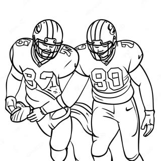 Broncos Players In Action Coloring Page 121660-56311