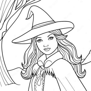 Snowy White Witch Coloring Page 121685-56329