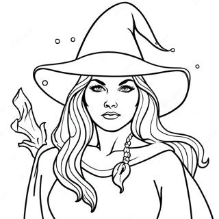 Snowy White Witch Coloring Page 121685-56330