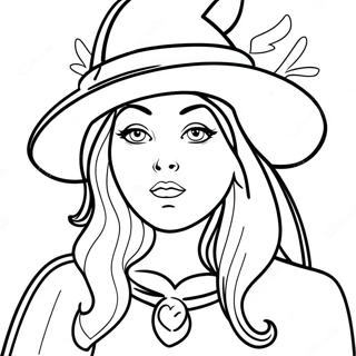 Snowy White Witch Coloring Page 121685-56332