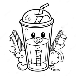 Soda Coloring Pages