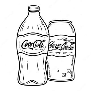Vintage Soda Advertisement Coloring Page 121710-56350