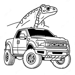 Ford Raptor Truck Coloring Page 121936-56516