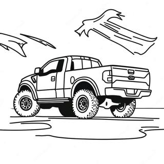 Ford Raptor In Action Coloring Page 121937-56517