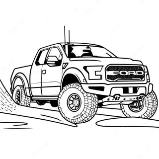 Ford Raptor In Action Coloring Page 121937-56519