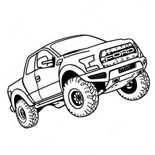 Ford Raptor Racing Coloring Page 121940 56530
