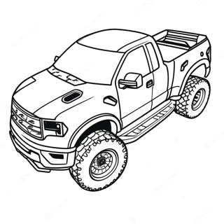 Ford Raptor Racing Coloring Page 121940 56531