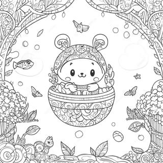 Intricate Kerby Rosanes Fantasy Scene Coloring Page 121989-56559