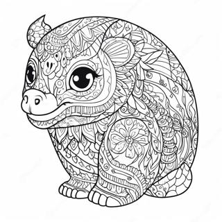 Detailed Kerby Rosanes Animal Kingdom Coloring Page 121991-56566