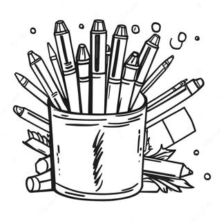 Markers Coloring Pages