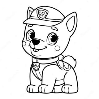 Paw Patrol Valentine S Day Coloring Page 122039-56595