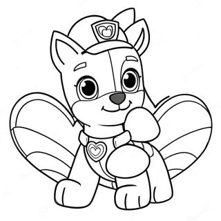 Paw Patrol Valentine S Day Coloring Page 122039-56596