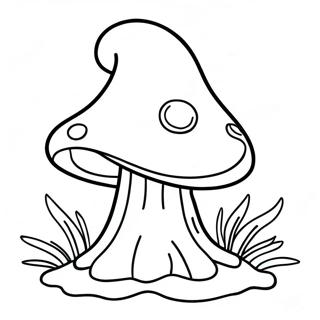 Mushroom Gnome Coloring Page 122091-56634