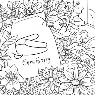 Sorry For Your Loss Coloring Pages