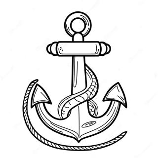 Nautical Themed Anchor Coloring Page 122375 56921