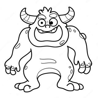 Ugly Monster Coloring Page 122397-56931