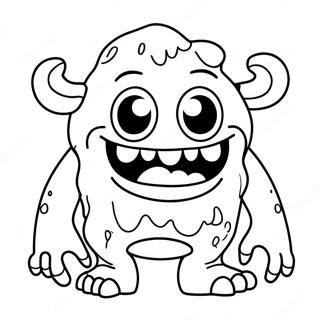 Ugly Monster Coloring Page 122397-56932