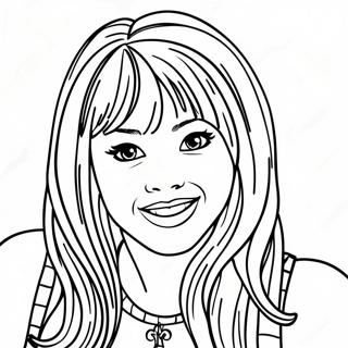 Hannah Montana Coloring Pages