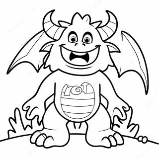 Super Monster Coloring Pages