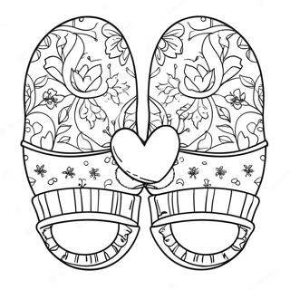 Mittens Sheet Coloring Page 122526-57030