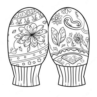 Mittens Sheet Coloring Page 122526-57032