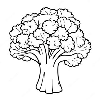 Broccoli Coloring Pages