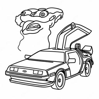 Back To The Future Coloring Pages