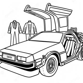 Back To The Future Coloring Page 122682-57150