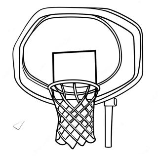 Basketball Hoop Coloring Pages