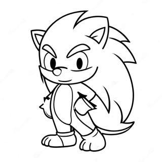 Silver The Hedgehog Coloring Pages