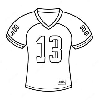 Football Jersey Coloring Page 122893-57325