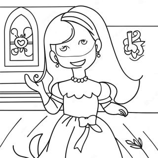 Bibble Barbie Coloring Pages