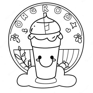 Starbucks Kawaii Coloring Page 123171-57529