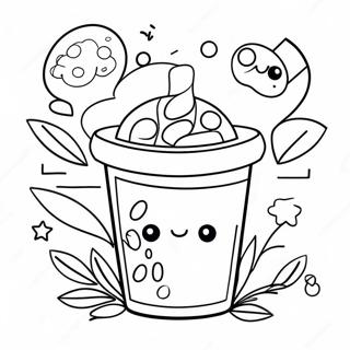 Starbucks Kawaii Coloring Page 123171-57531