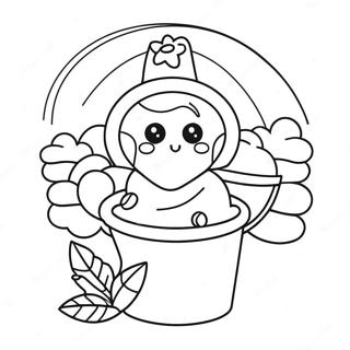 Cute Starbucks Coffee Cup Coloring Page 123172-57535
