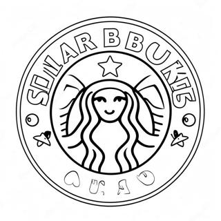 Adorable Starbucks Logo Coloring Page 123173-57537