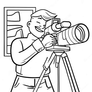 Camera Man Skibidi Coloring Pages