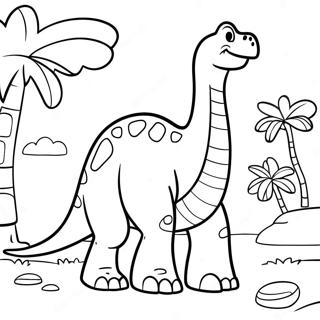 Brontosaurus Coloring Page 123506-57790