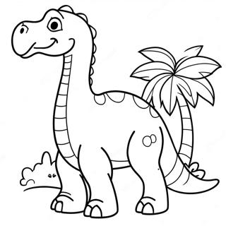 Brontosaurus Coloring Page 123506-57791