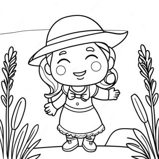 Little Charmers Lavender Coloring Pages