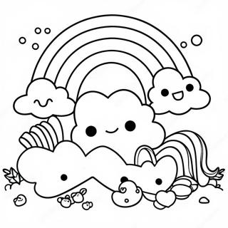 Happy Rainbow Friends Lookies Coloring Page 123664-57919