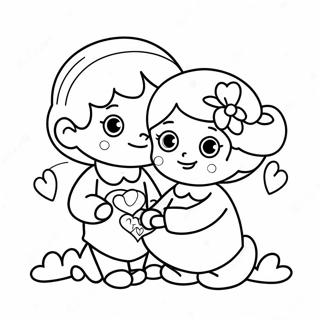 Love Precious Moments Coloring Page 123688-57930