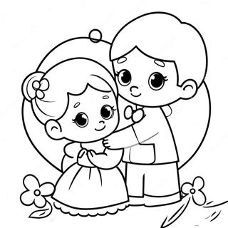 Love Precious Moments Coloring Page 123688-57931