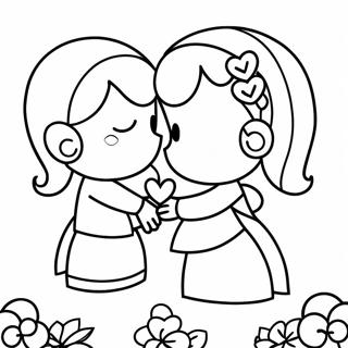 Love Precious Moments Coloring Page 123688-57932