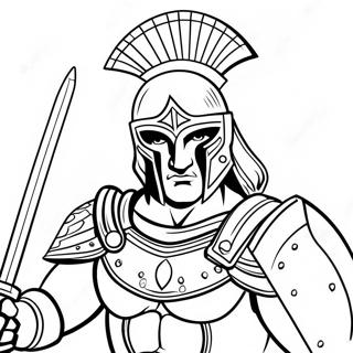 Spartan Coloring Pages