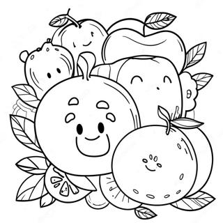 Healthy Habits Coloring Pages