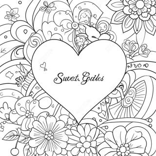Sweet Love Quotes Coloring Page 123896-58101