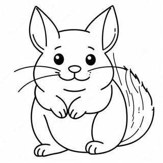 Chinchilla Coloring Pages