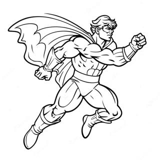Super Silver In Action Coloring Page 124072-58239