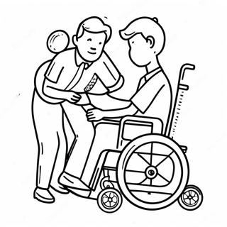 Disability Awareness Coloring Pages